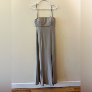 Amsale Bray dress, color ‘Stone.’ Size 6